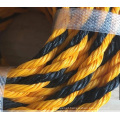 3 Strand Yellow Black Tiger Rope Polypropylene Rope